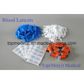 Blood Lancets Twist Lancets / Acier inoxydable